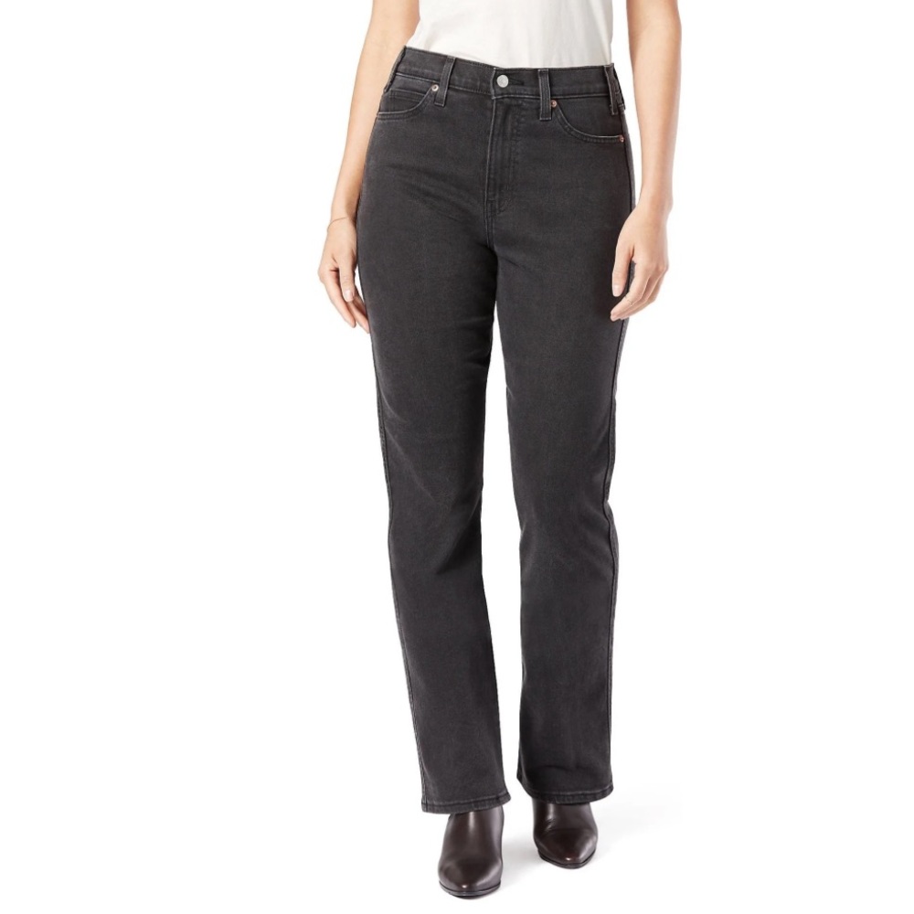 Levi Strauss Signature Women's Heritage High‎ Rise Kick Boot Jeans